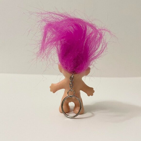 Vintage Troll Doll Keychain Made in Korea Collectible Toy - Picture 16 of 16